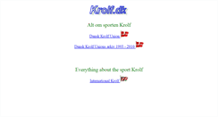 Desktop Screenshot of krolf.dk