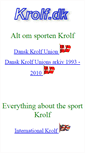 Mobile Screenshot of krolf.dk